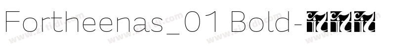 Fortheenas_01 Bold字体转换